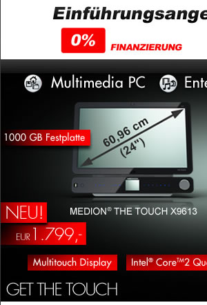 MEDION&reg; THE TOUCH X9613