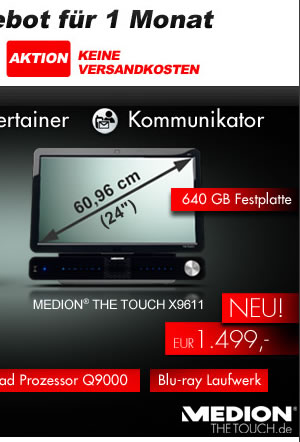 MEDION&reg; THE TOUCH X9611